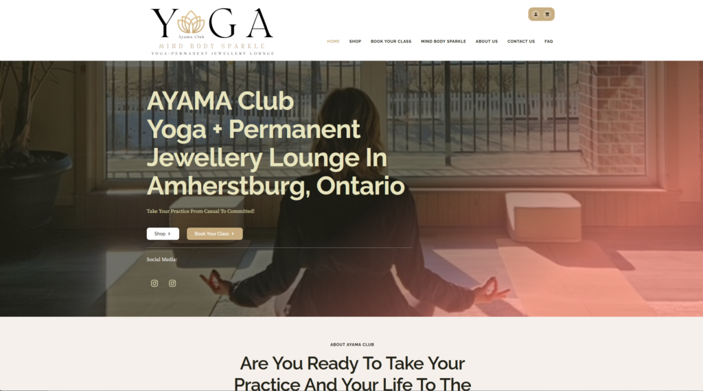 AYAMA Club website