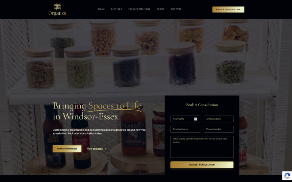 Organza website